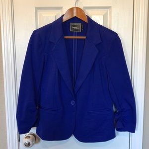 Blue Christian Siriano Blazer